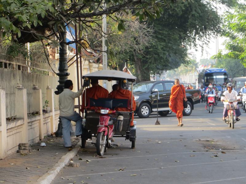 Strassenverkehr in Kambodscha