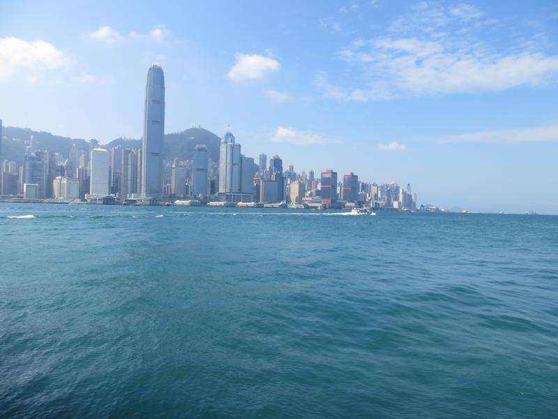 Der Hafen in Hong Kong