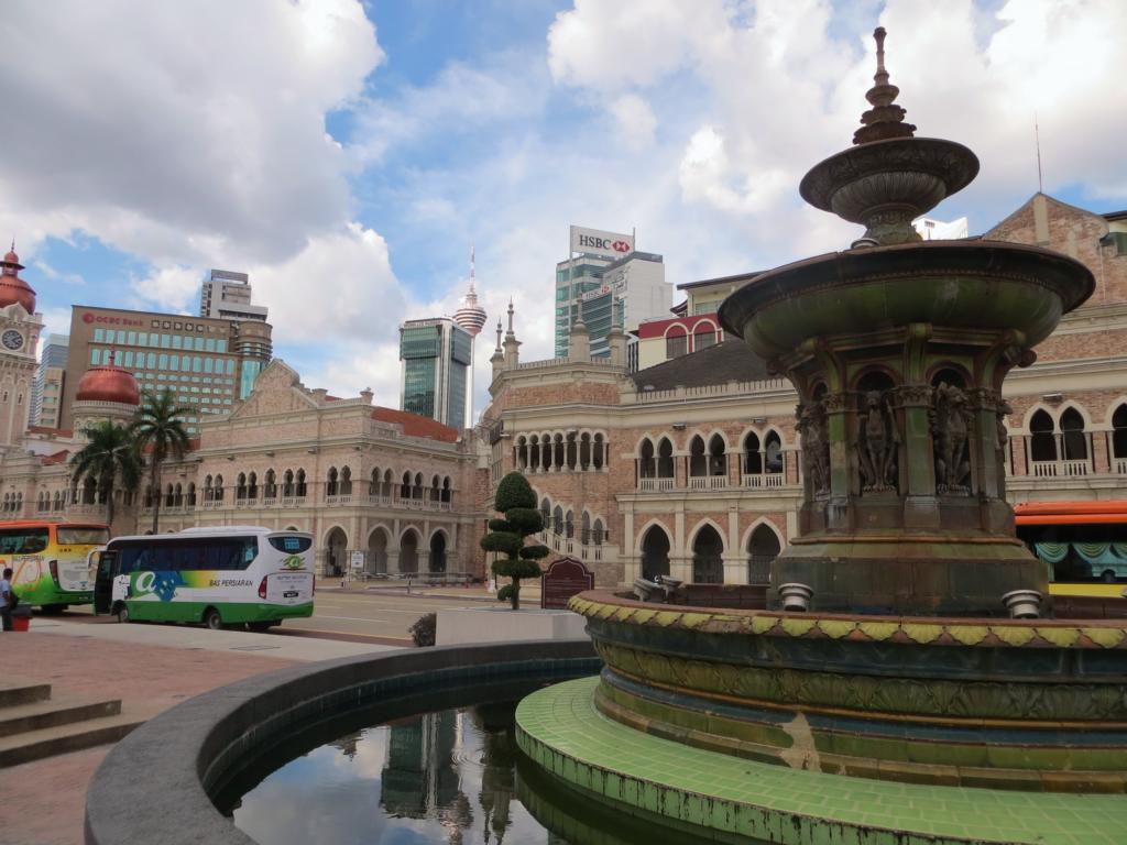 Der Merdeka Platz - mitten im historischen Zentrum von Kuala Lumpur