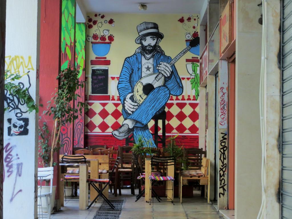 gemütliche Cafés sind in Exarchia überall zu finden