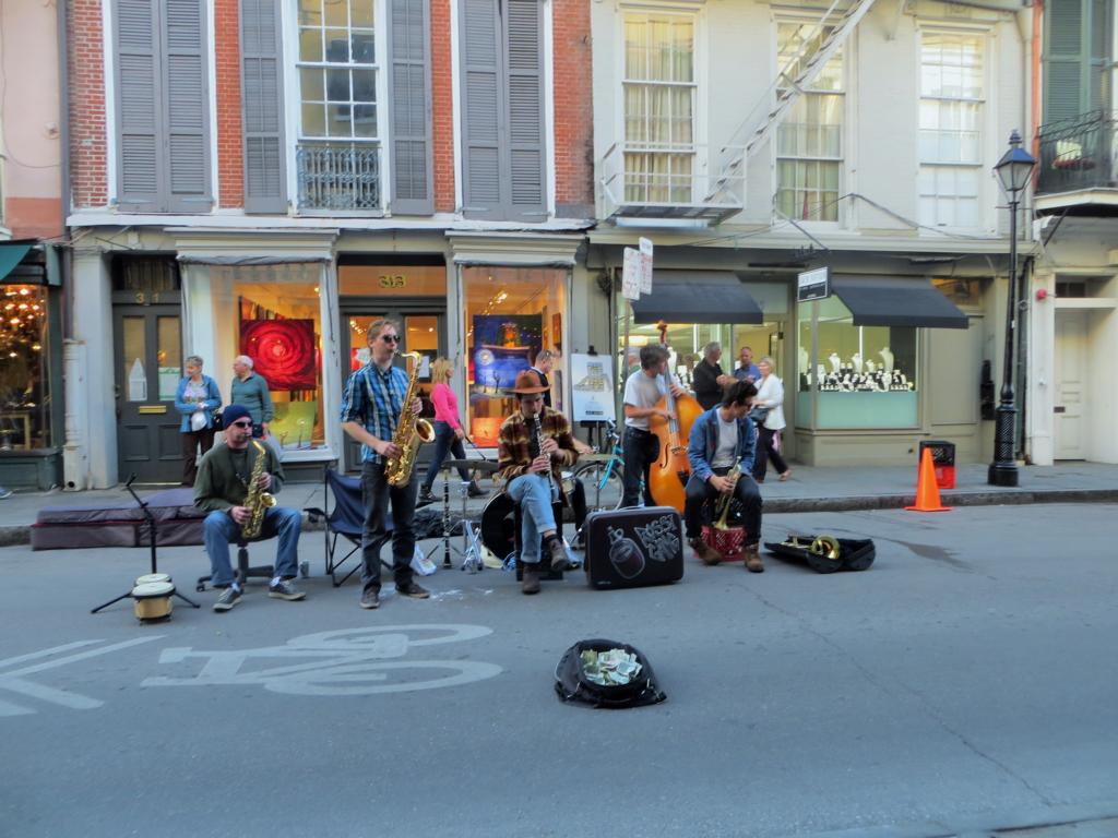 Strassenmusiker in New Orleans
