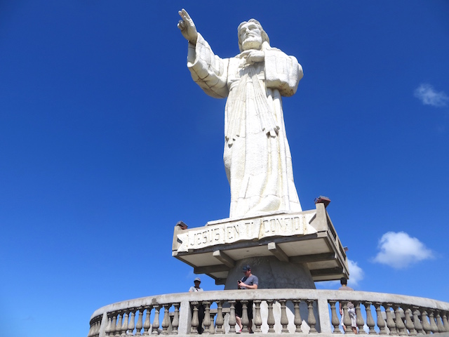 Die Jesus Statue in San Juan del Sur.