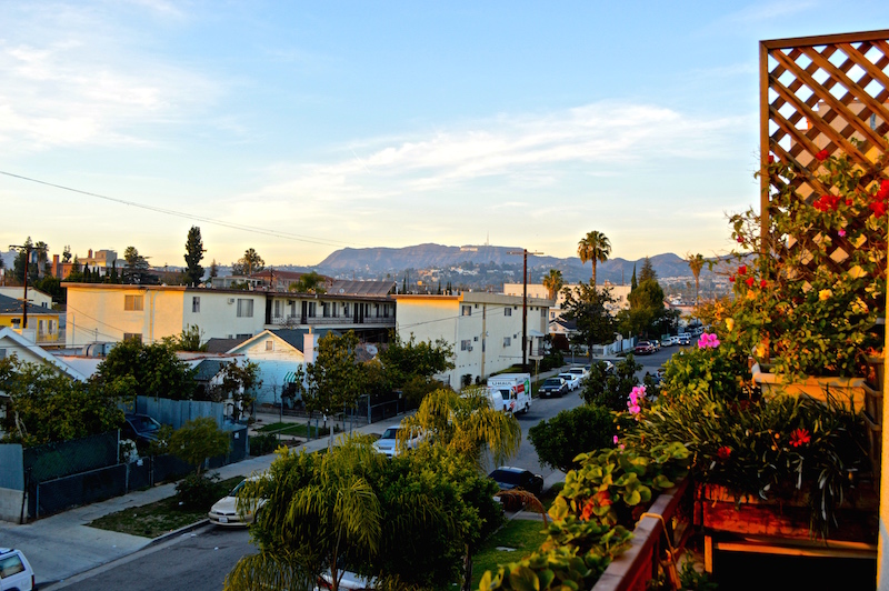 Tolle Airbnb Unterkunft in L.A. mit Sicht auf das Hollywood Sign.