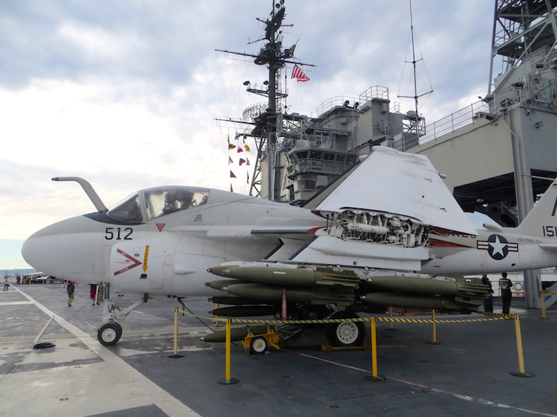 Besuch der USS Midway in San Diego.